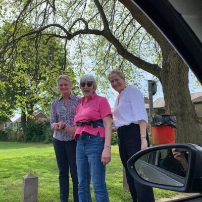 Christine Stsibbe walking